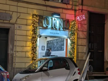 콜로세움 근처 이탈리아 로마 피자 맛집, 포르노 다 밀비아(Forno da Milvia)에서의 미식 경험