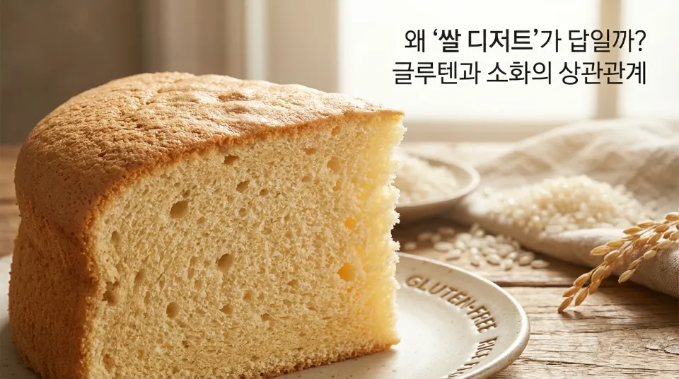 왜 '쌀 디저트'가 답일까? 글루텐과 소화의 상관관계