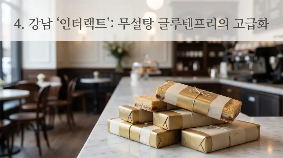 4. 강남 '인터랙트': 무설탕 글루텐프리의 고급화