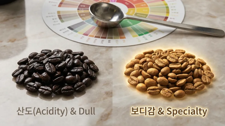 산도(Acidity)와 보디감, 디카페인 스페셜티의 감별 기준