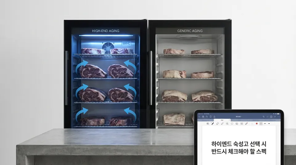 하이엔드 숙성고 선택 시 반드시 체크해야 할 스펙