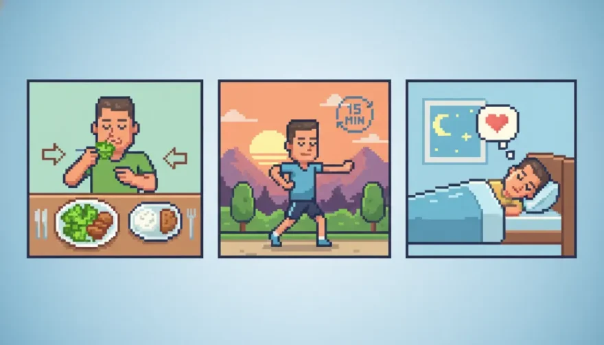 40대 당뇨 전단계 탈출, 식후 2시간 혈당을 잡는 3단계 핵심 루틴