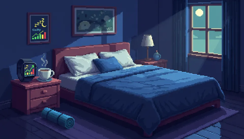 당뇨 전단계 관리를 위해 숙면을 취하는 환경과 수면 데이터 분석을 통해 인슐린 저항성을 개선하는 모습